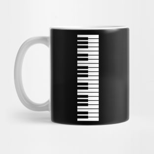 Piano keyboard Mug